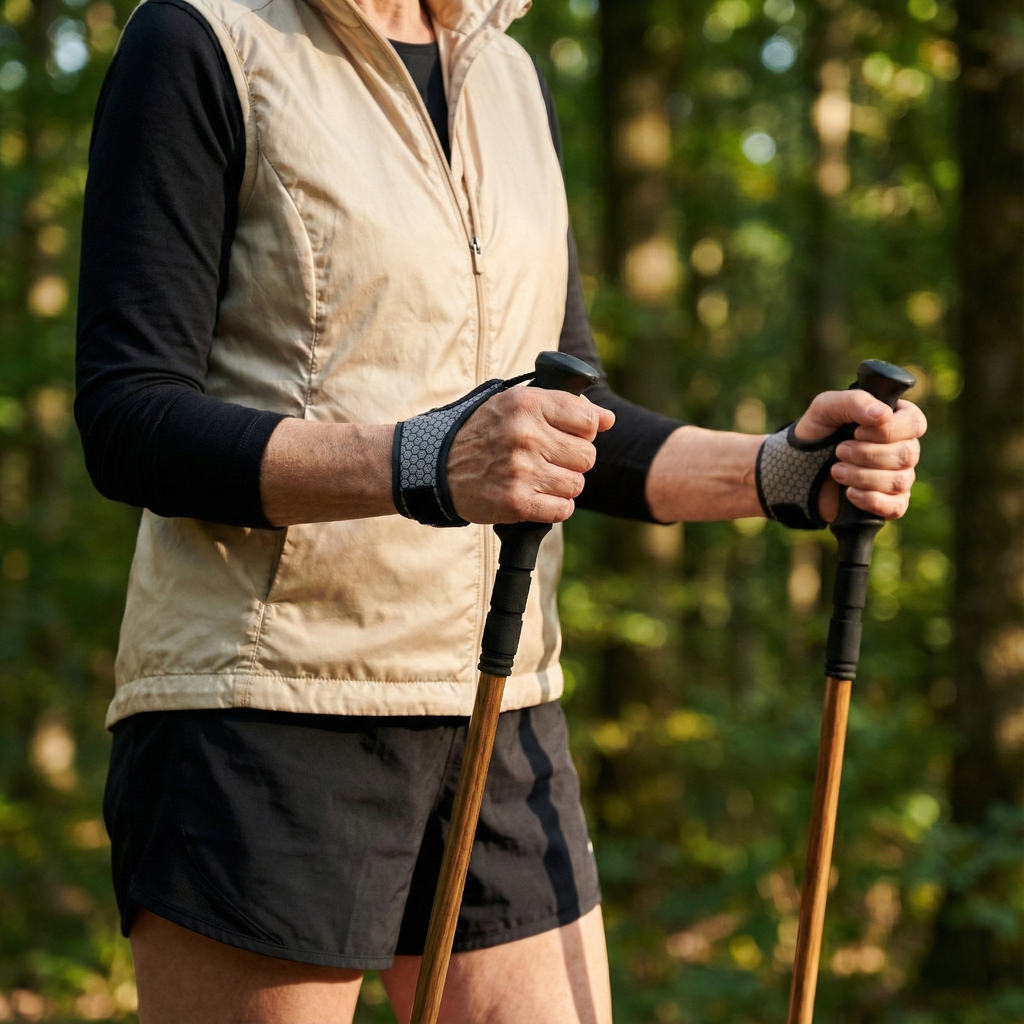 HiWalking Nordic Walking Poles - Natural HiWood