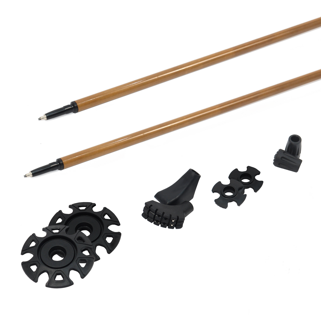 HiWalking Nordic Walking Poles - Natural HiWood